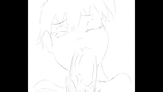 Animation: uncaring anime blowjob
