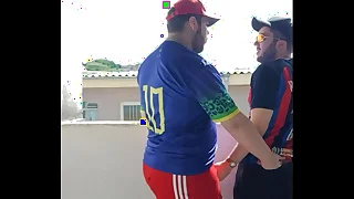 Ursão maloka comendo branquinho tatuado na laje (COMPLETO Picayune RED)